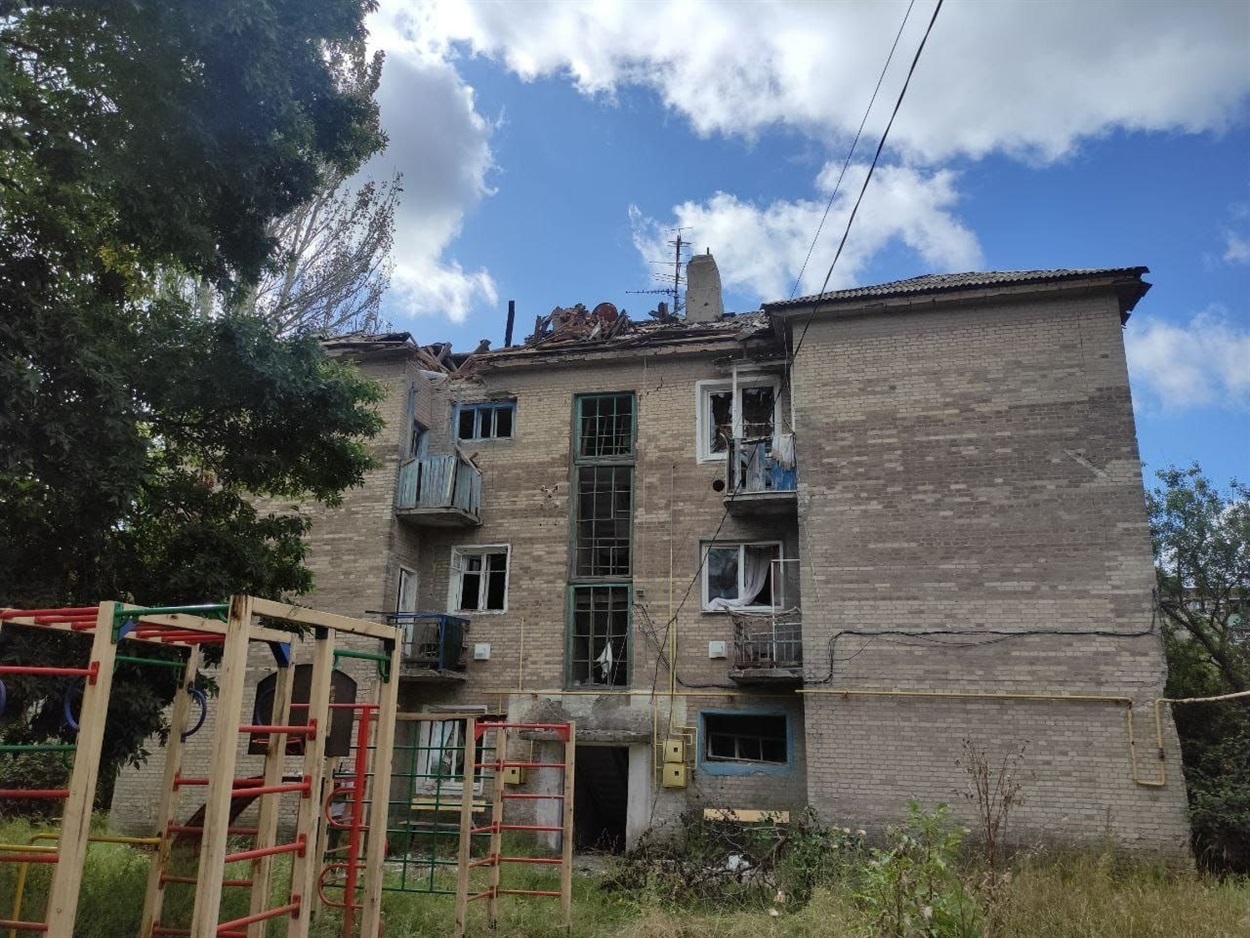 Будинок, де жила Ірина, з початком повномасштабної війни