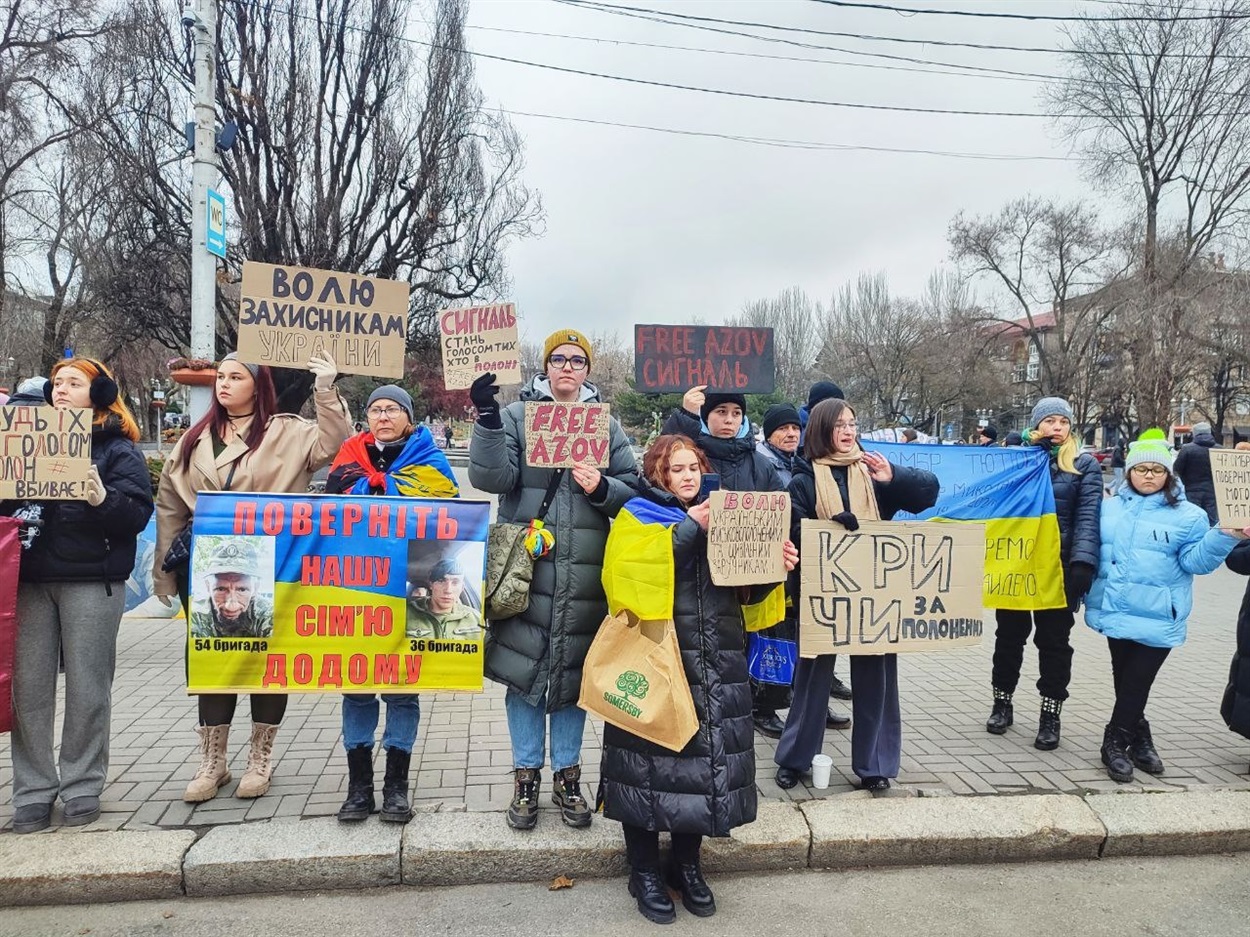 Акція на підтримку військовополонених