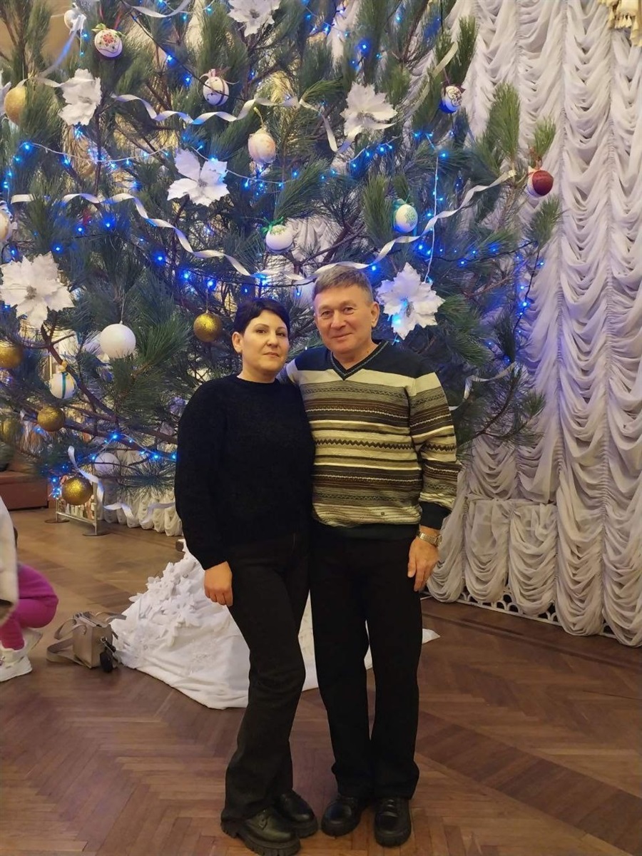 Сергій Русанов з дружиною в Запоріжжі