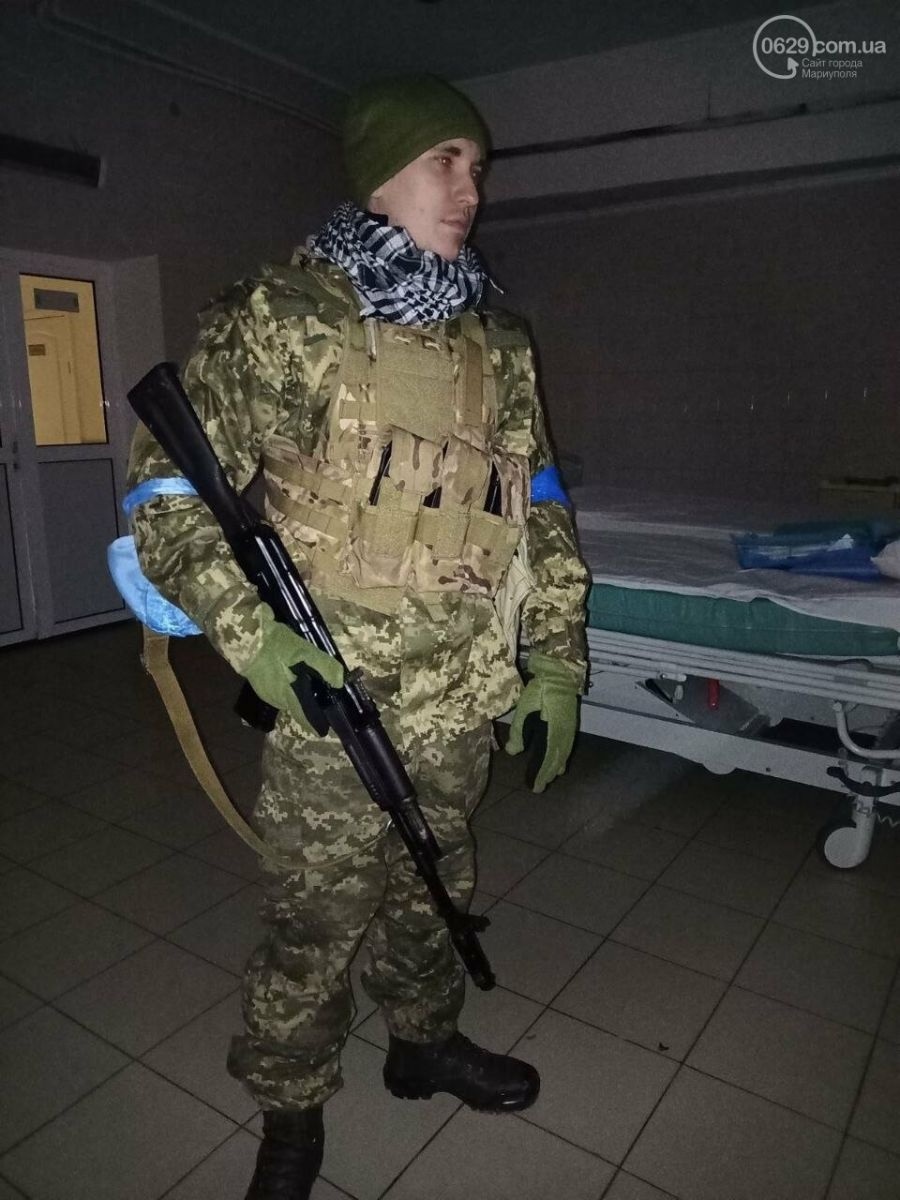 Олександр під час оборони Маріуполя