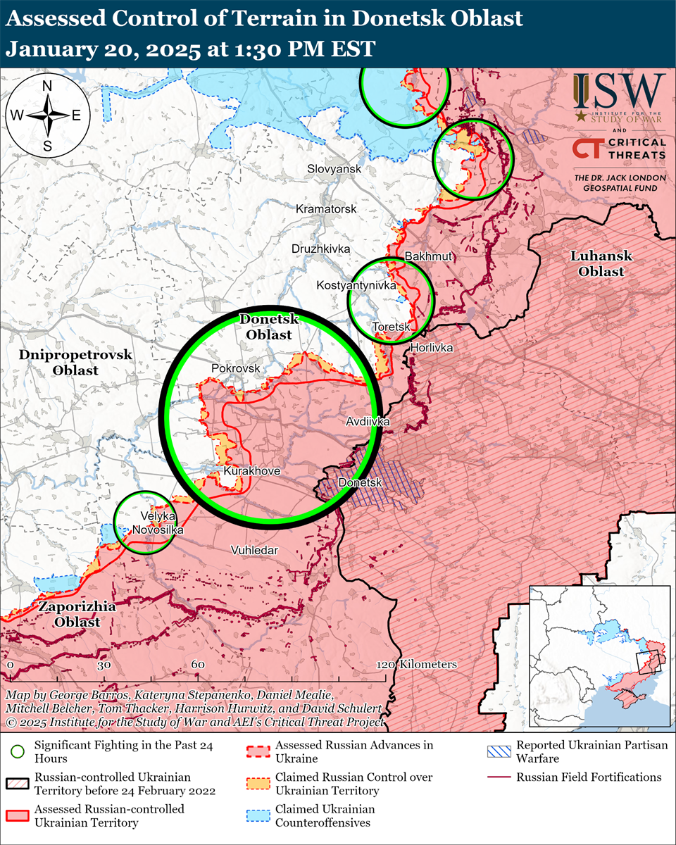 Мапа від ISW