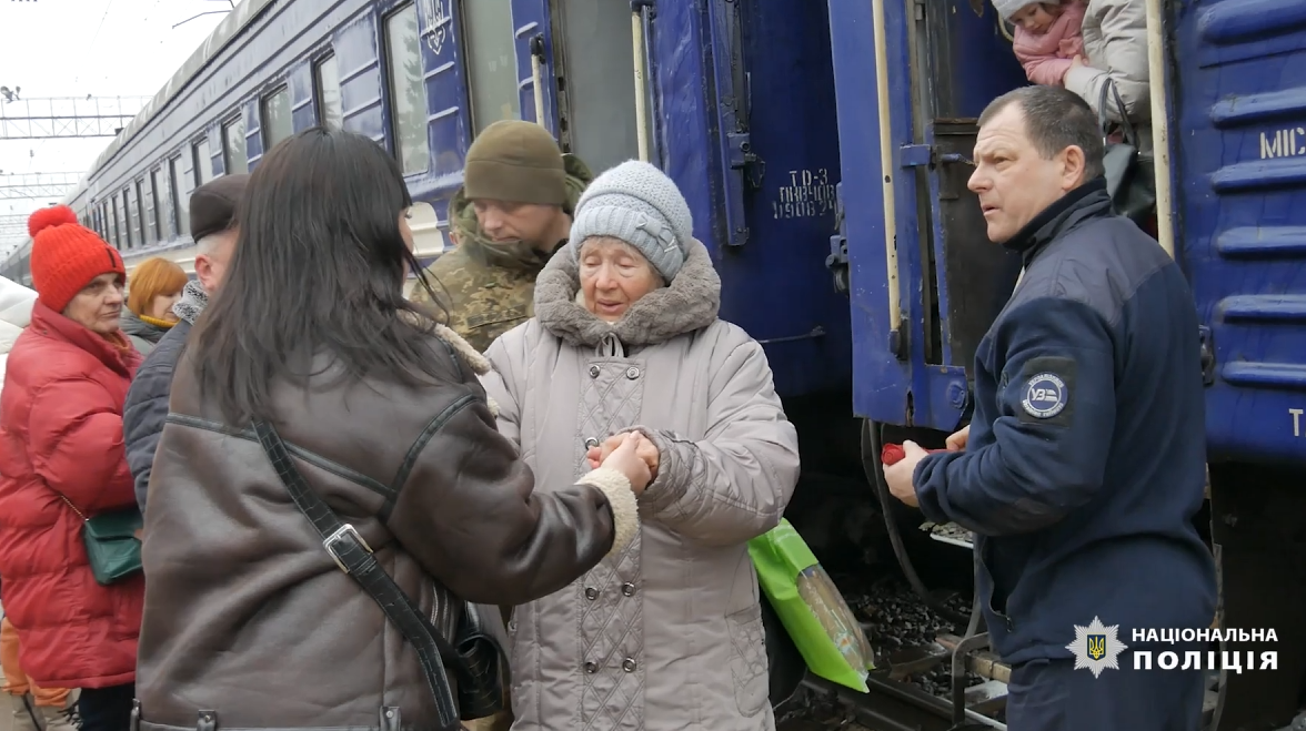 Зустріч на вокзалі у Хмельницькому