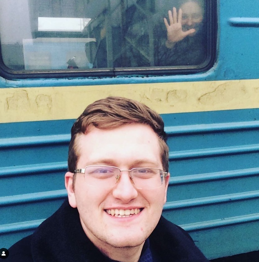 Світлина, зроблена під час поїздки додому
