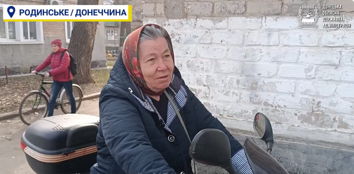 Пані Світлана приїхала за гарячим обідом