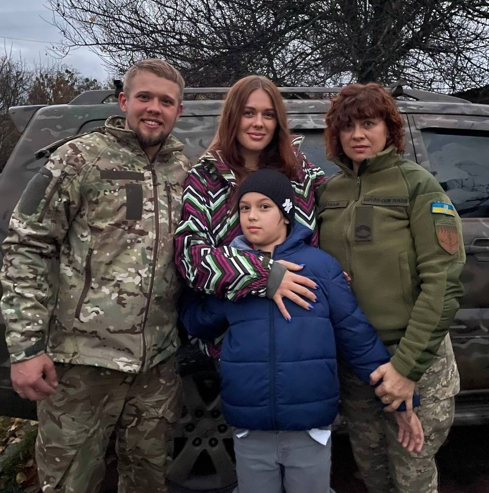 Наталія з дітьми