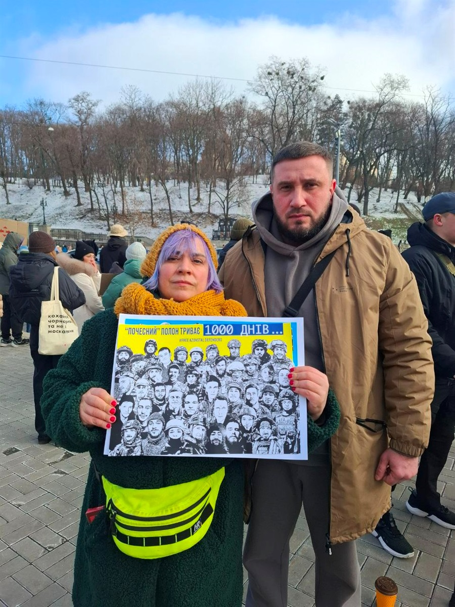 Дмитро “Дипломат” Андрющенко з журналісткою Свої Ганною Курцановською