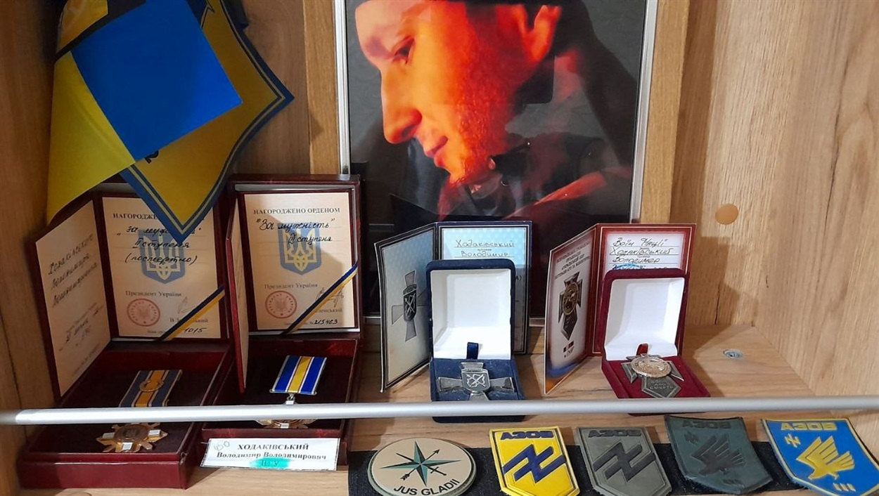 Нагороди та патчі Володимира "Ходора" Ходаківського