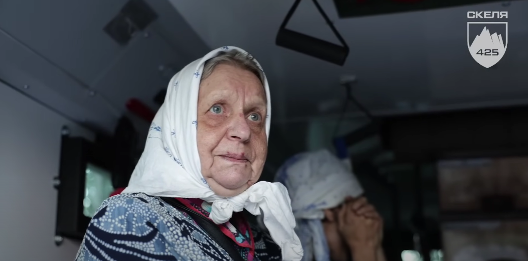 Евакуйована жителька Покровська