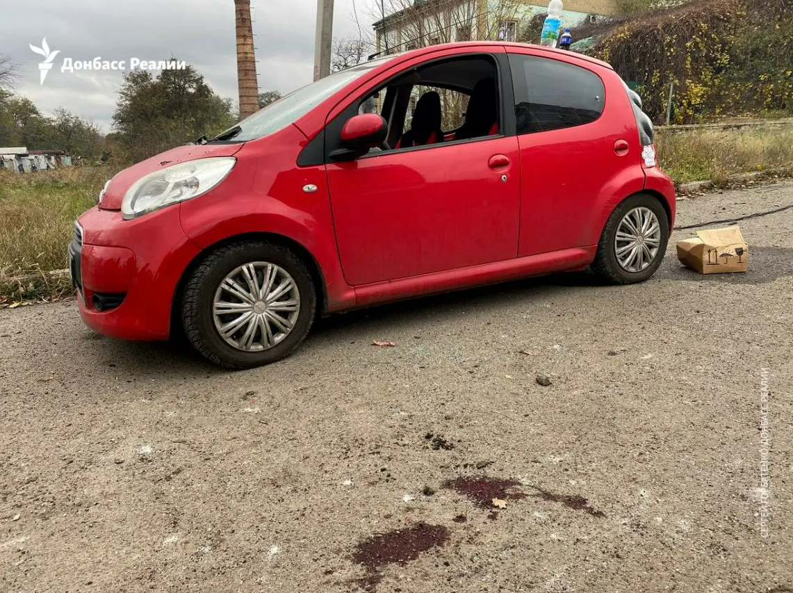 Машина Олени після обстрілу, 30 жовтня 2025, Слов'янськ