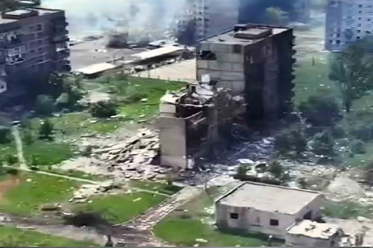 Все, що залишилось від будинку, де була квартира Віктора