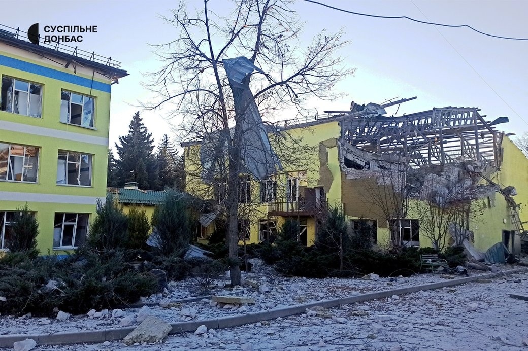 Наслідки удару по школах Слов'янська, 25 листопада 2025