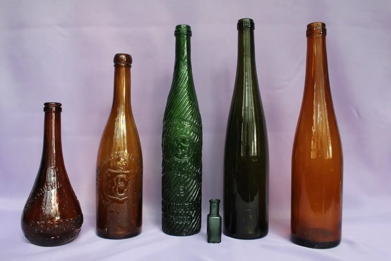 Скляні вироби, які виготовляли у Костянтинівці