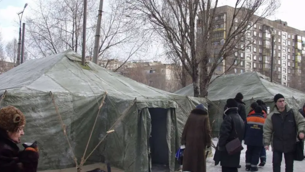 Алчевськ, 2006 рік, пункти обігріву