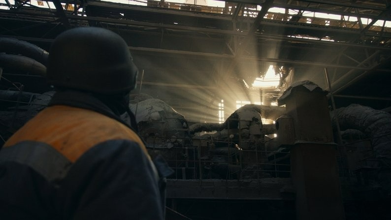 Кадр з фільму "Останній Прометей Донбасу"