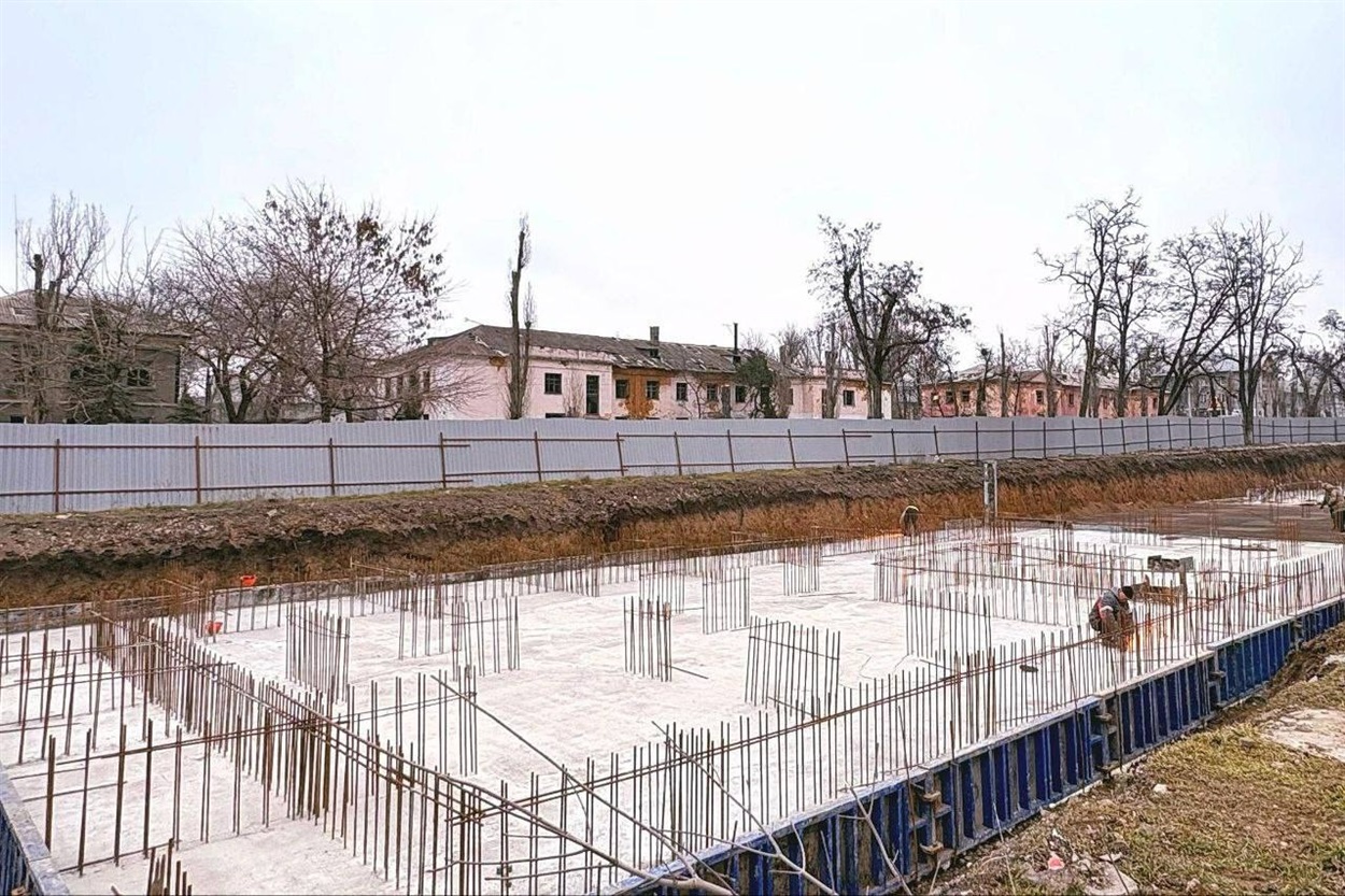 Будівництво у окупованому Маріуполі