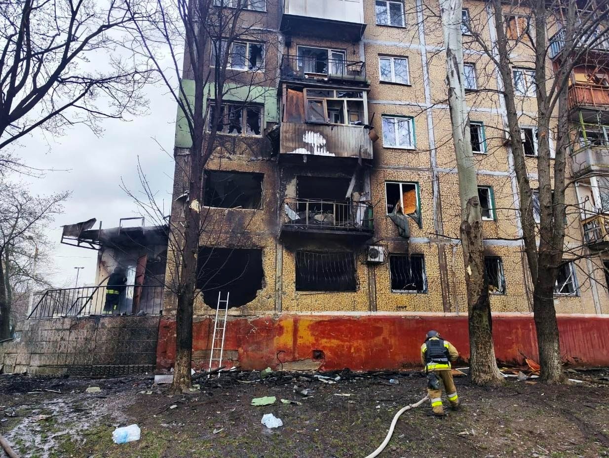 Краматорськ після атаки дронів