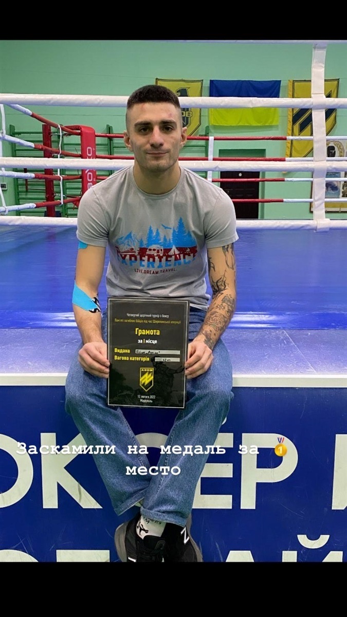 Переможець боксерського турниру серед азовців