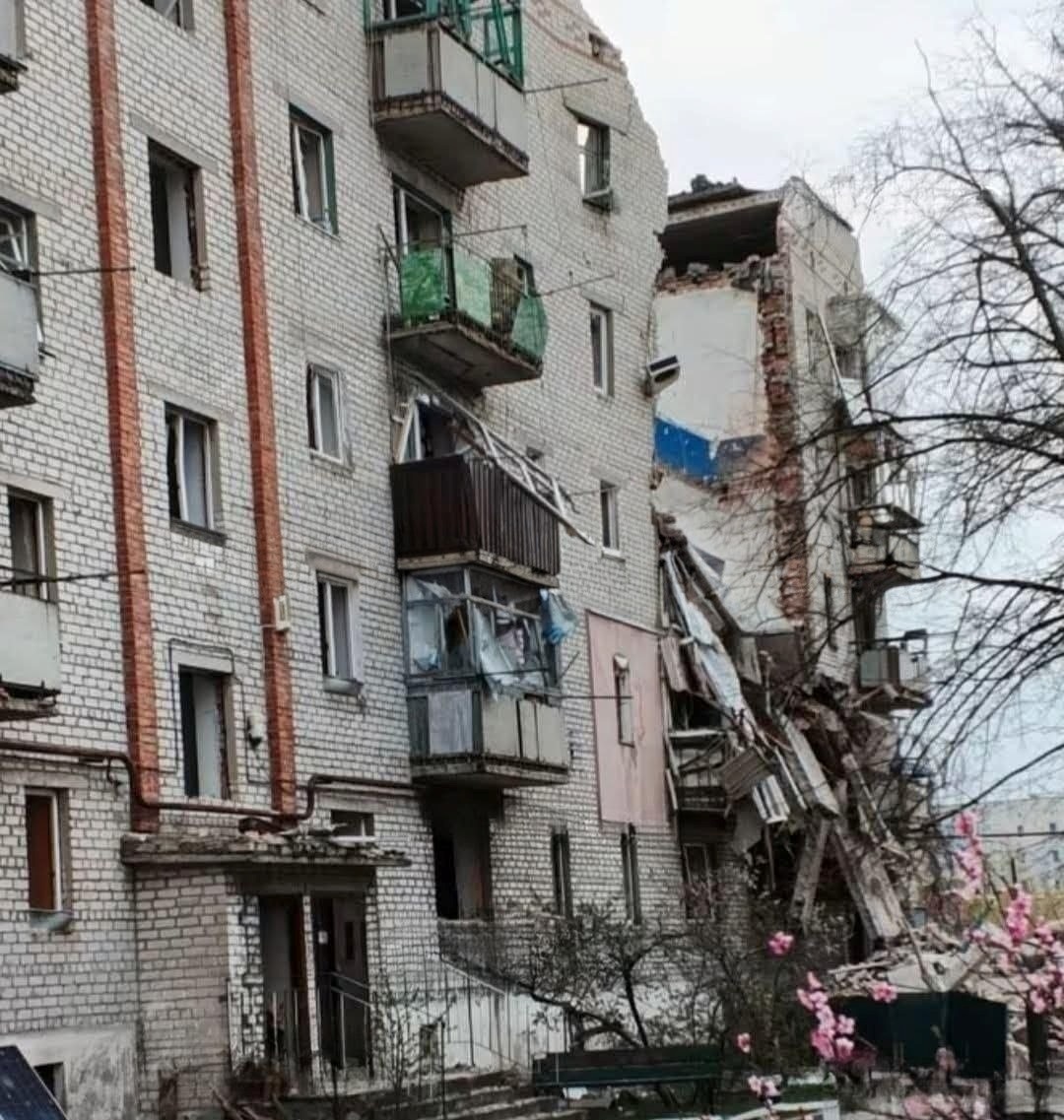 Зруйнований будинок у Лимані