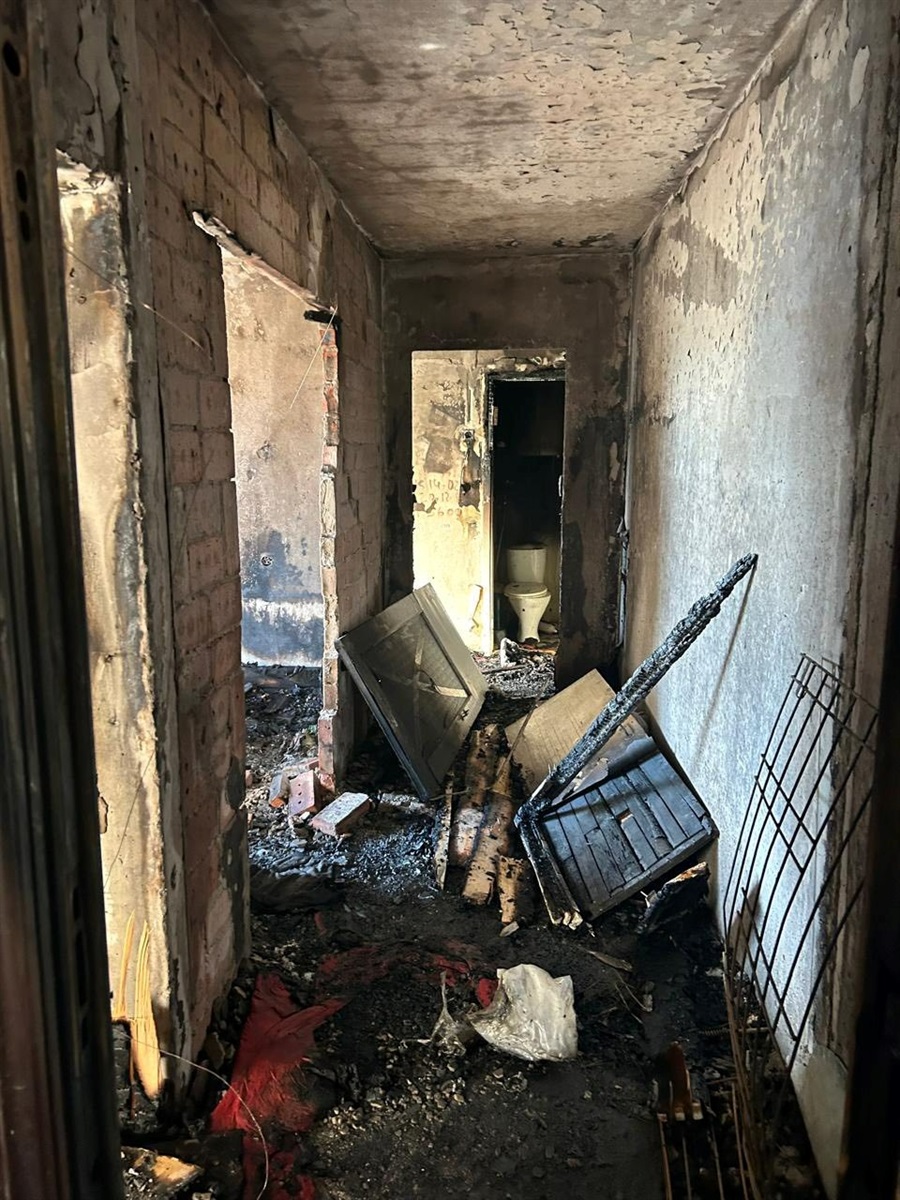 Наслідки удару по будинку