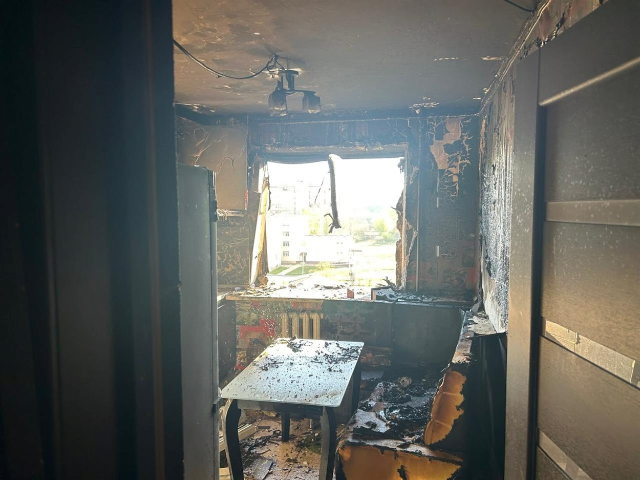 Наслідки удару по будинку