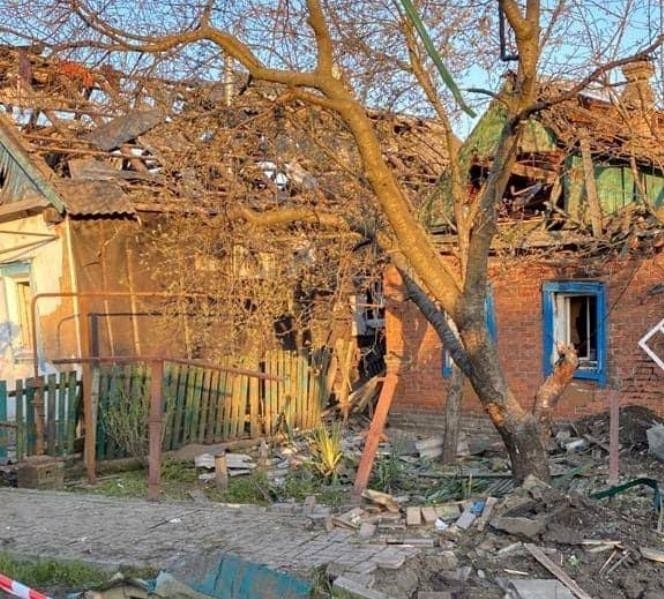 Будинок потрапив під ворожий вогонь