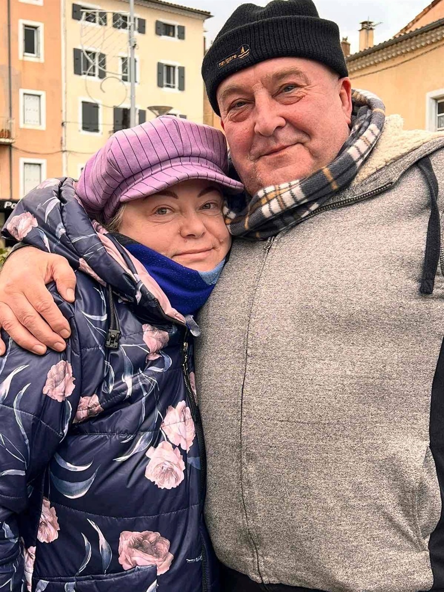 Ігор Валентинович з дружиною 