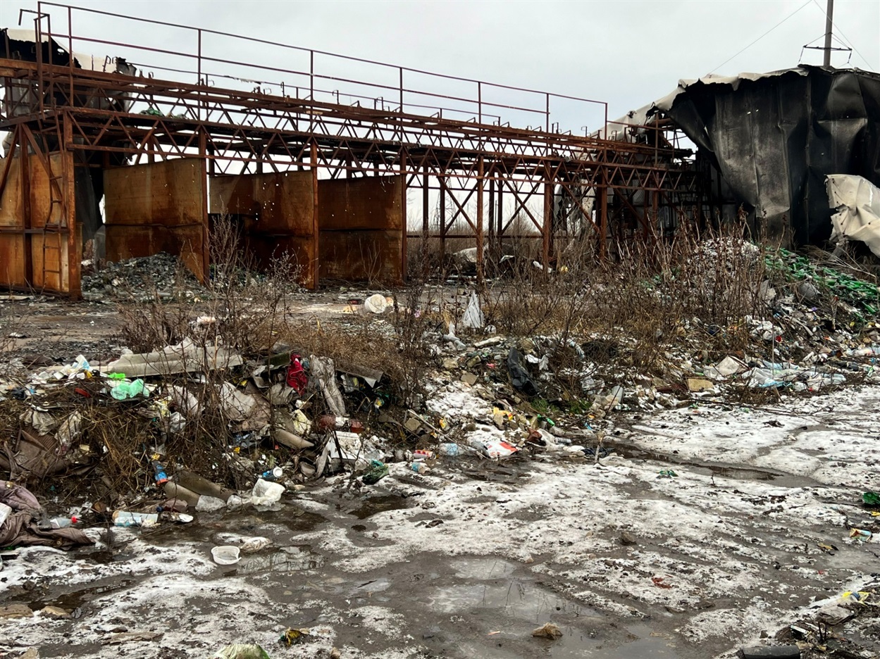 Все, що залишилось від сортувальної станції