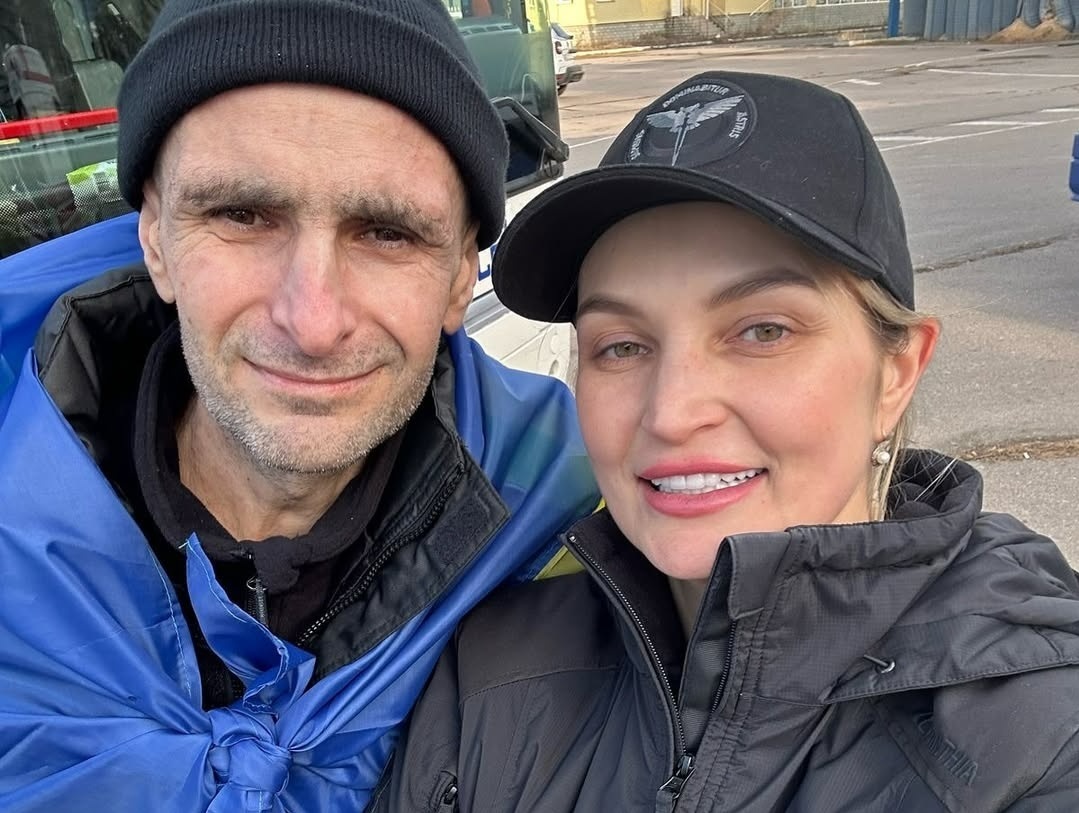 Олександр Савов у день повернення з полону