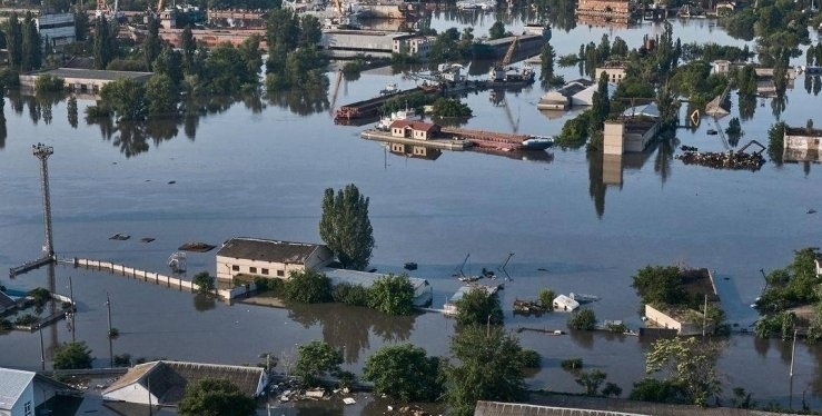 Затоплена через підрив Каховської ГЕС Херсонщина