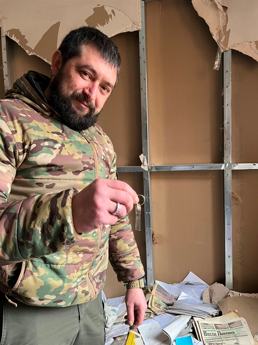 Сергій з ключами від редакції